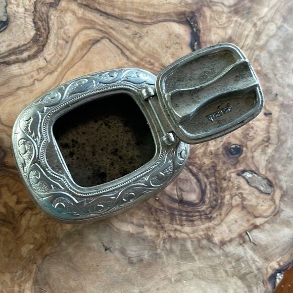 Antique German Army Logo Pocket Ashtray - Picture 4 of 9
